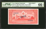 Laos 50 Kip Specimen Pick 5s — obverse