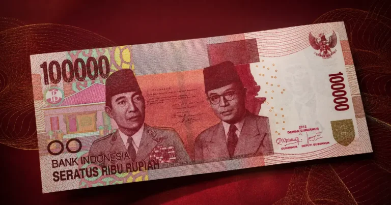 National heroes on banknotes — Indonesia 100000 rupiah featuring founding fathers Sukarno and Hatta, Bank Indonesia issue