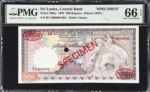 Sri Lanka 500 Rupees Pick 100as Specimen — obverse