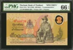 Thailand 500 Baht Polymer Specimen Pick 101s — obverse